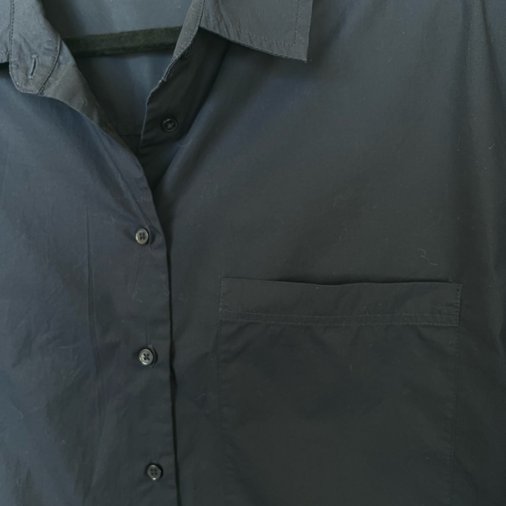 Quince 100% Organic Cotton Poplin Long Sleeve Shirt - Picture 8 of 9